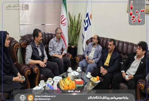 دیدار با مدیر کارخانه احیاء مستقیم شرکت آهن و فولاد غدیر ایرانیان