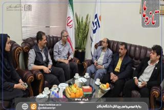 دیدار با مدیر کارخانه احیاء مستقیم شرکت آهن و فولاد غدیر ایرانیان
